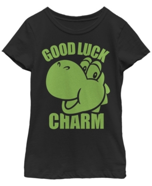 Big Girls Nintendo Charms Fill-up Short Sleeve T-shirt
