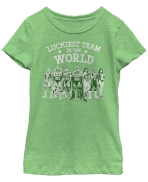 Big Girls Justice League Lucky League Short Sleeve T-shirt