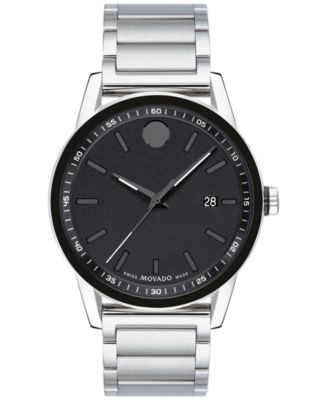 Movado - Men's Swiss Museum Sport Stainless Steel Bracelet Watch 42mm