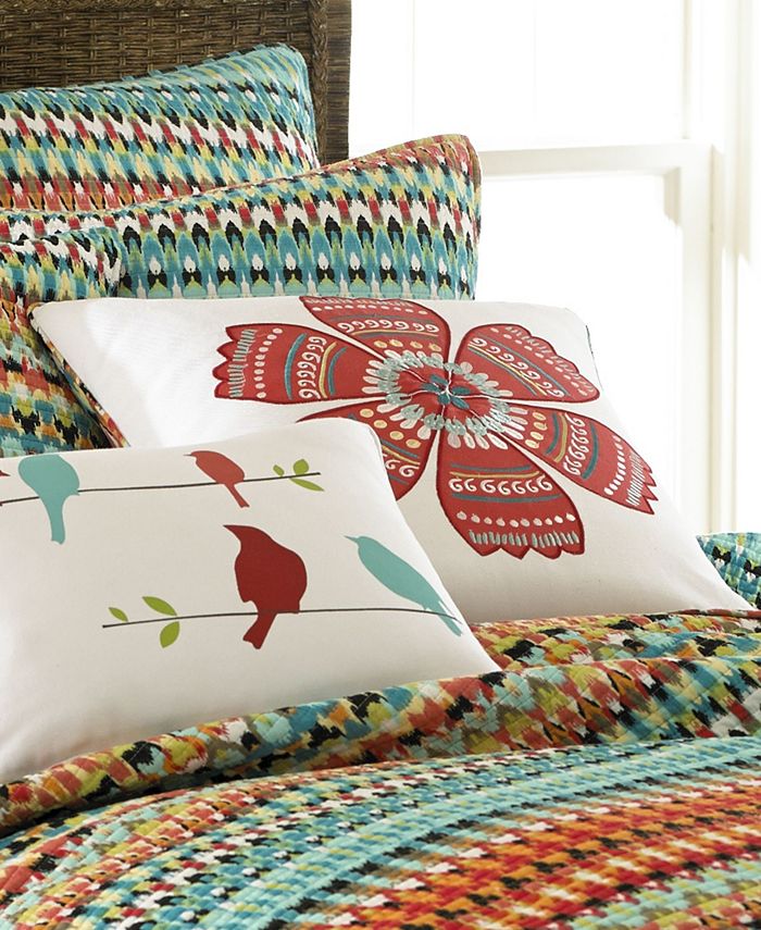 Levtex Home Corona Flower Decorative Pillow, 20" x 20" & Reviews