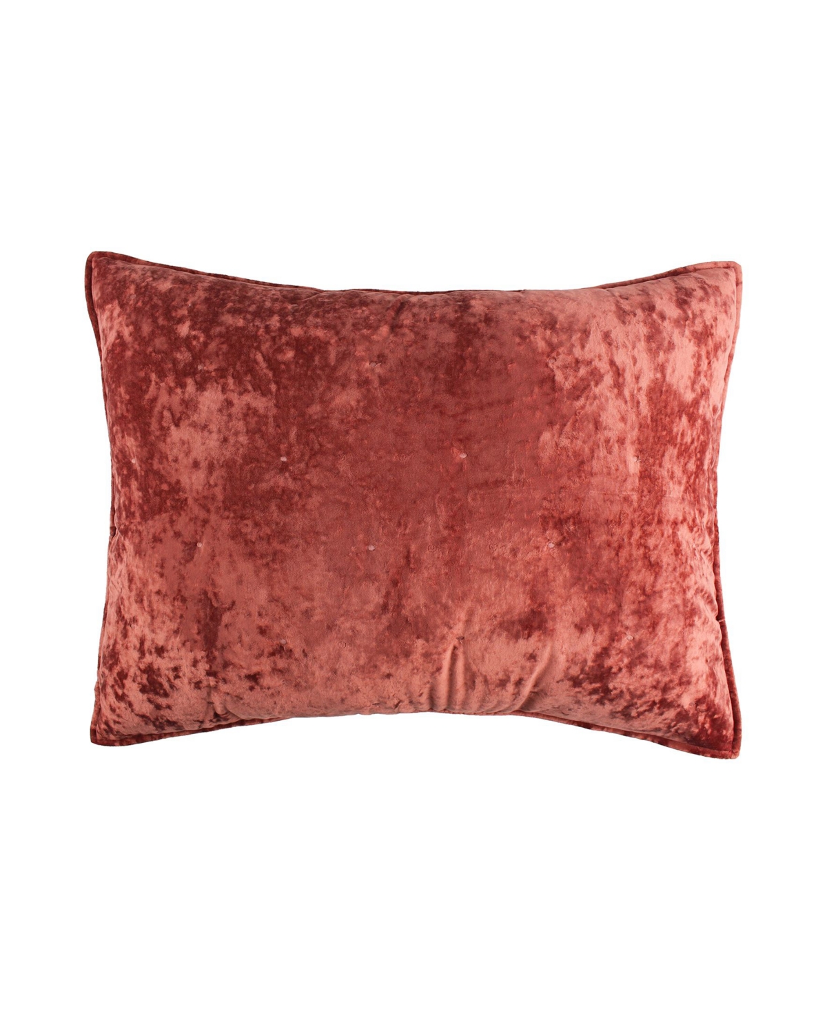 Levtex Abruzzi Velvet Reversible Sham, Standard In Spice