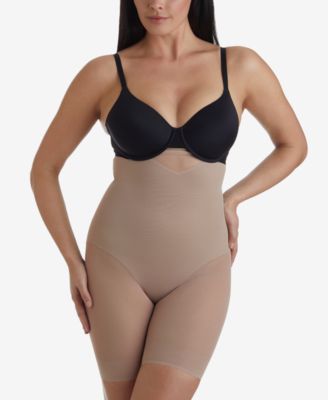 Women's  Extra Firm Tummy-Control Sheer Trim Thigh Slimmer 2789