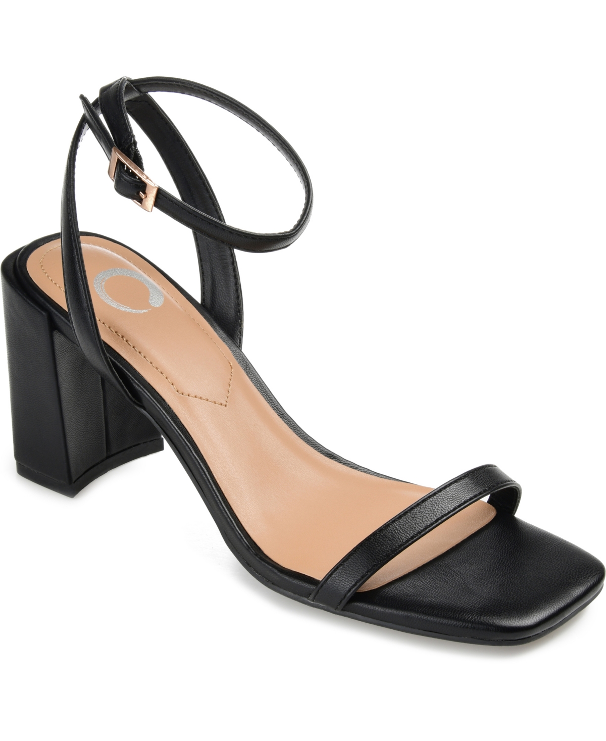 JOURNEE COLLECTION WOMEN'S CHASITY BLOCK HEEL SANDALS