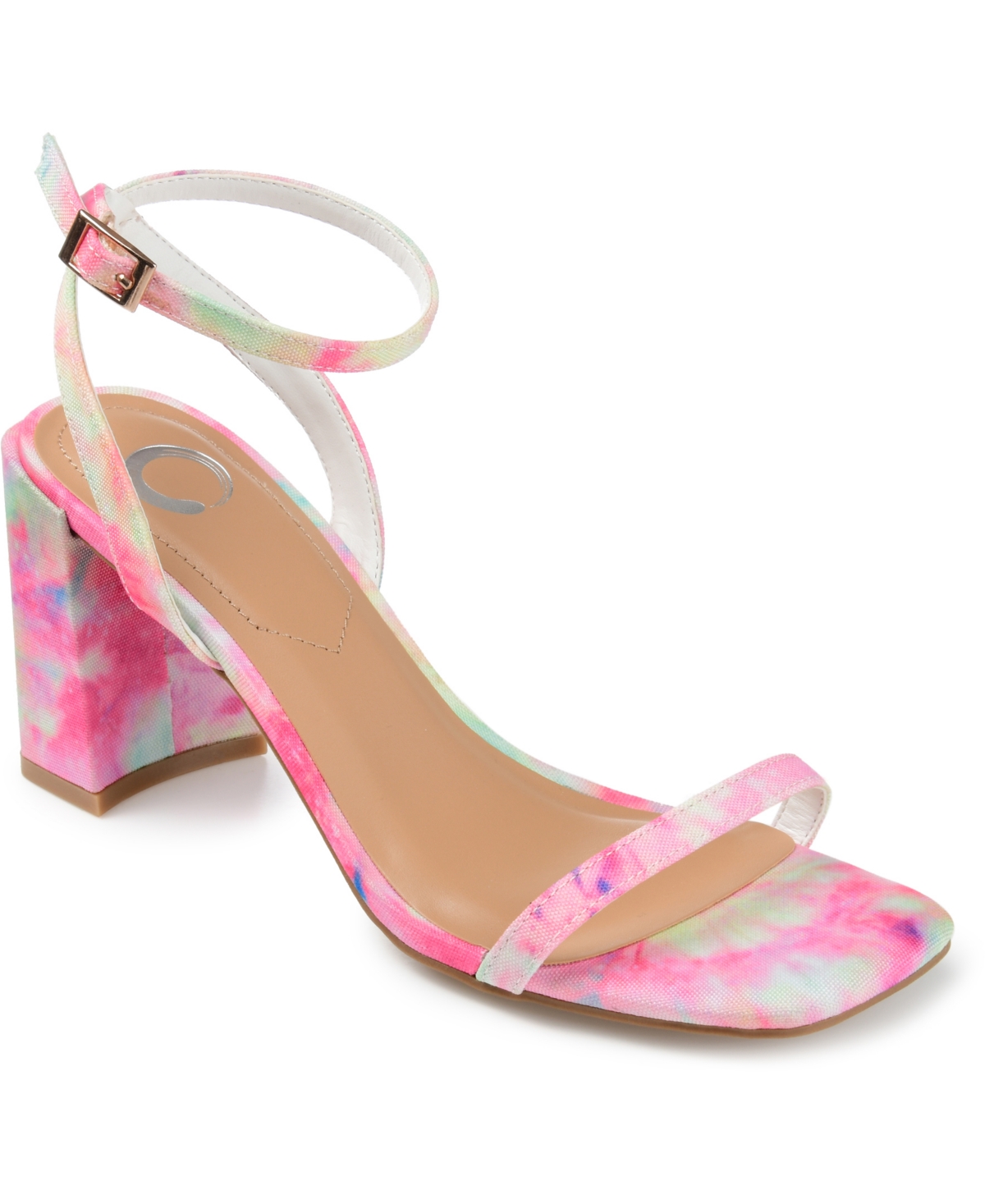 JOURNEE COLLECTION WOMEN'S CHASITY BLOCK HEEL SANDALS