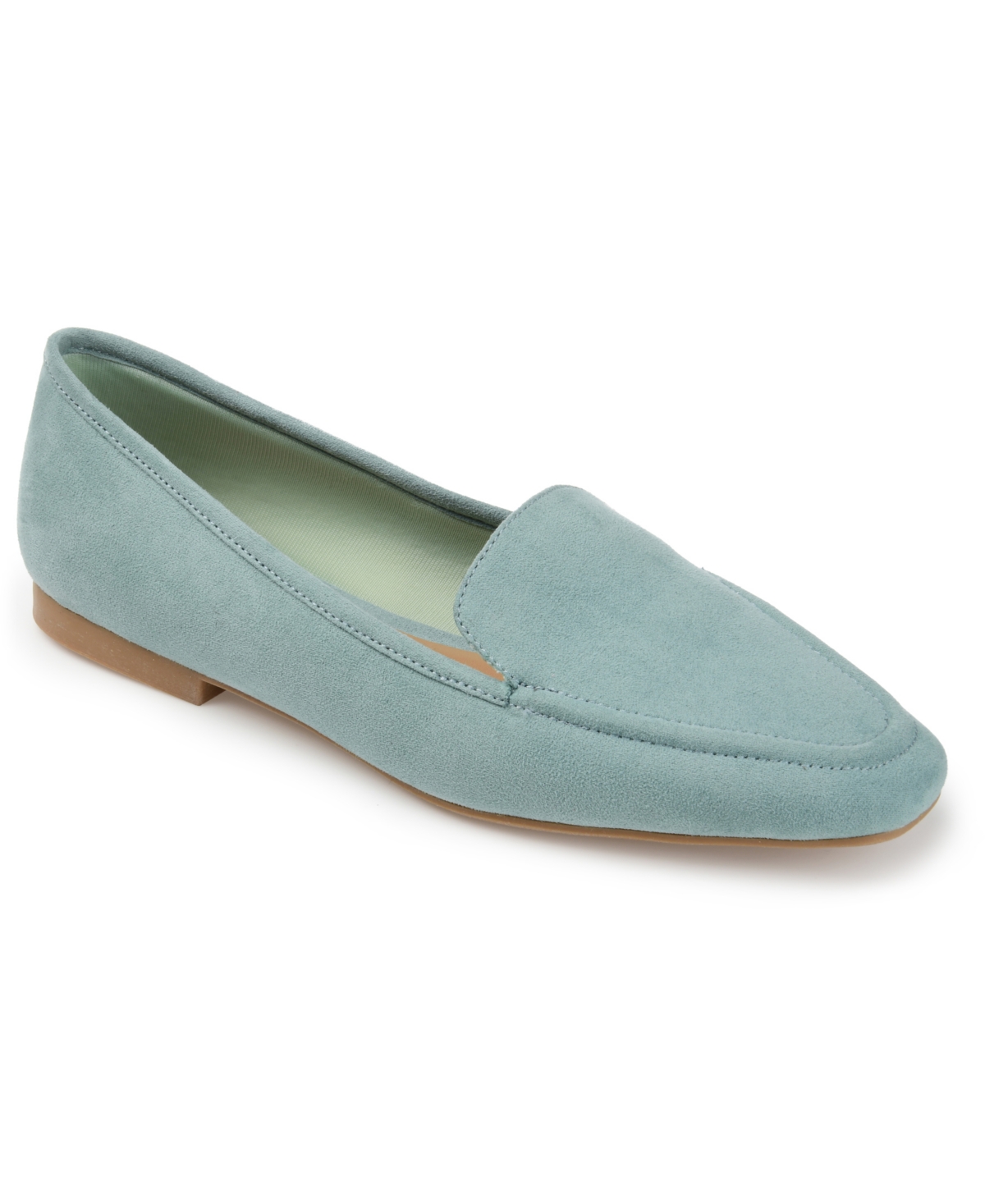 Journee Collection Tullie Womens Square Loafers In Green