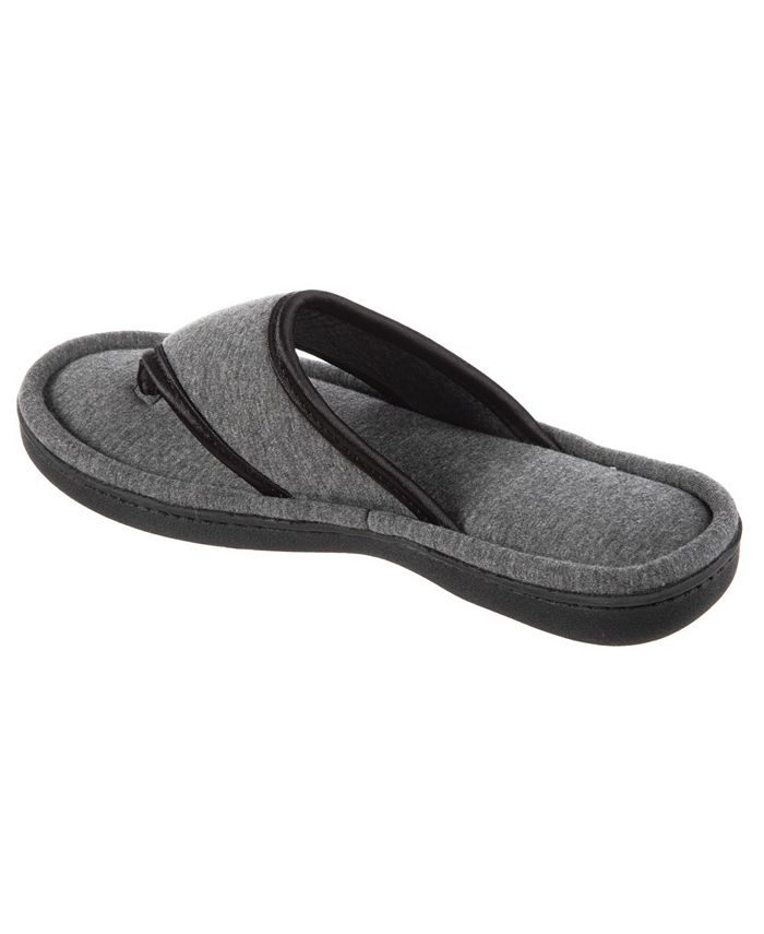Isotoner Signature Women's Jersey Cambell Thong Slippers & Reviews Slippers Shoes Macy's