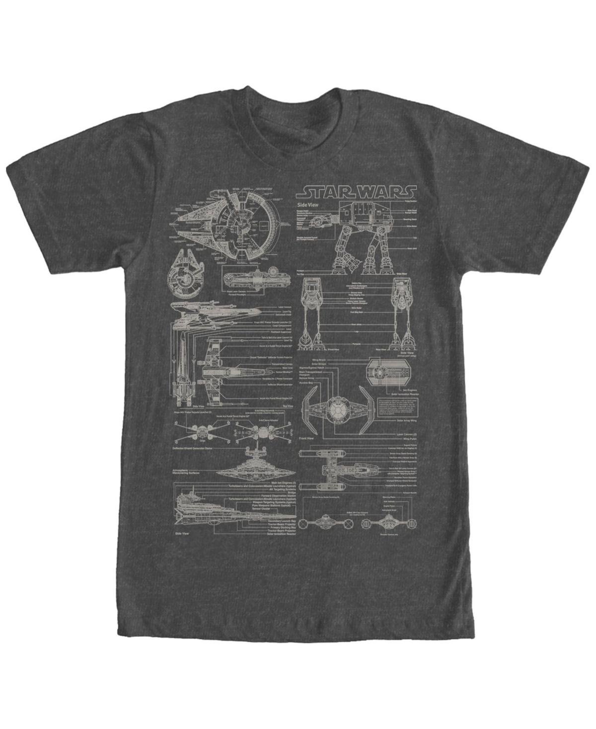 Fifth Sun Men's Super Schematics Short Sleeve Crew T-shirt