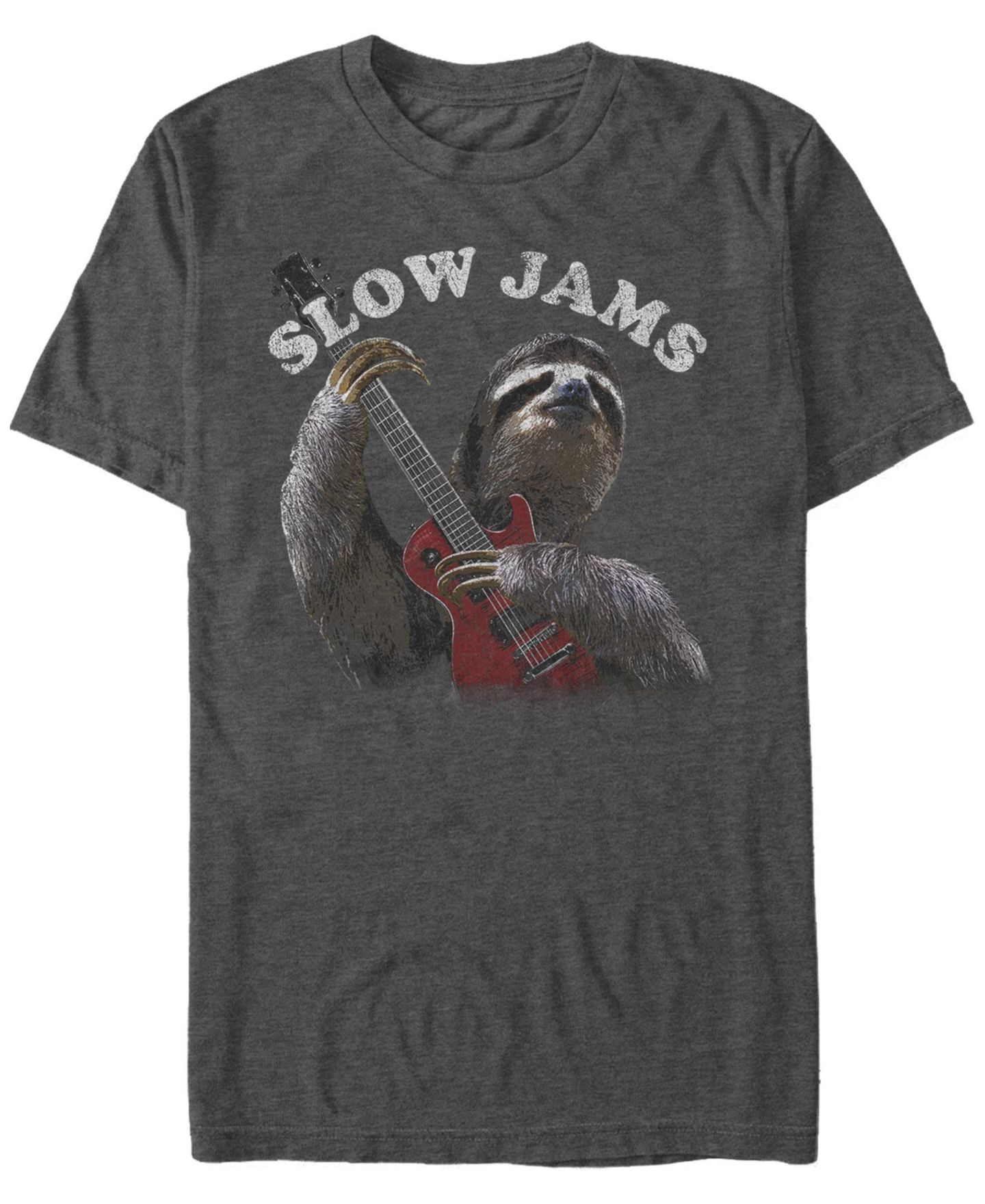 Мужская футболка Fifth Sun Slow Jams Short Sleeve Crew, цвет: Угольный меланжевый — фото 1