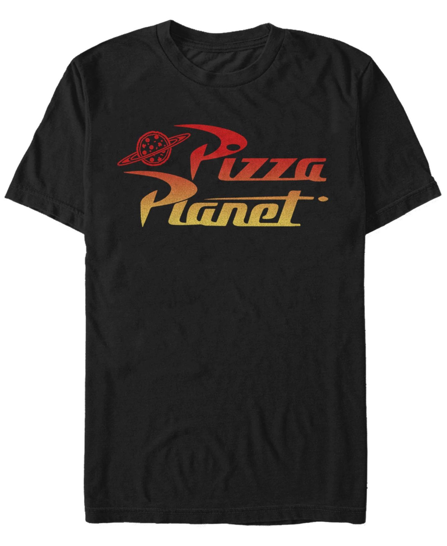 Мужская футболка Fifth Sun Pizza Planet Gradient Short Sleeve Crew, цвет: Чёрный — фото 1