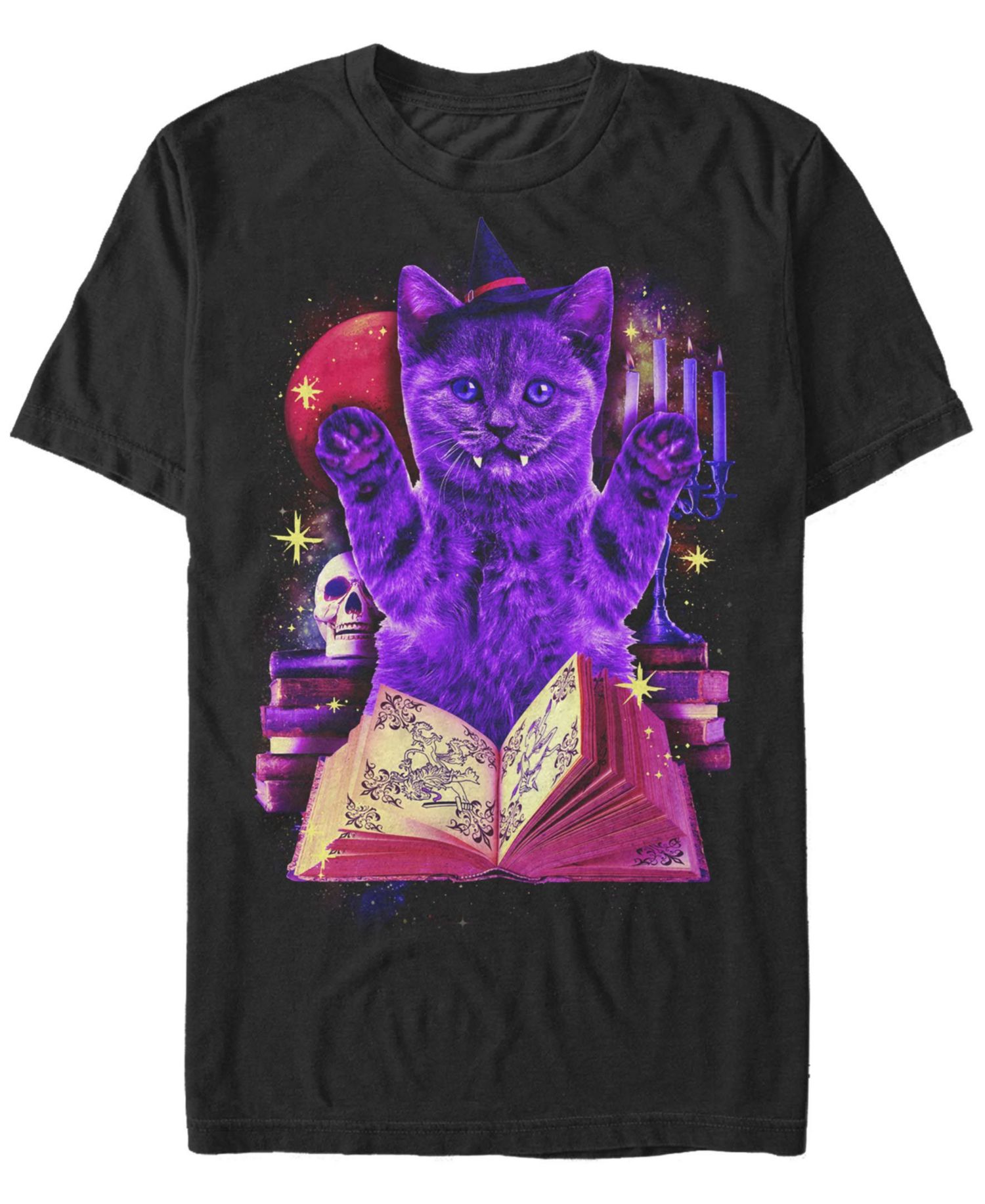 Men's Evil Cat Short Sleeve Crew T-shirt