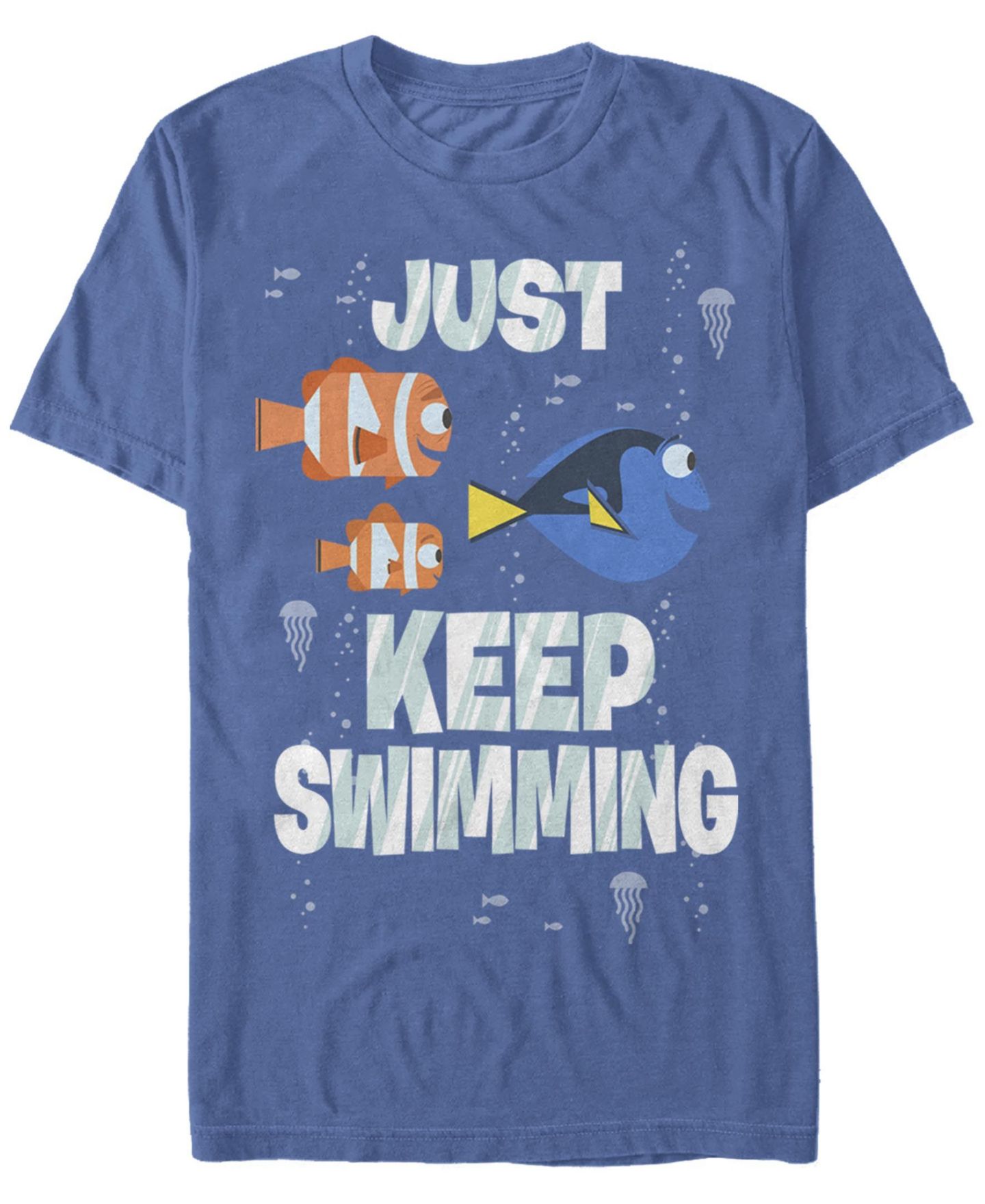 Мужская футболка Fifth Sun Just Swimming Short Sleeve Crew, цвет: Королевский синий — фото 1