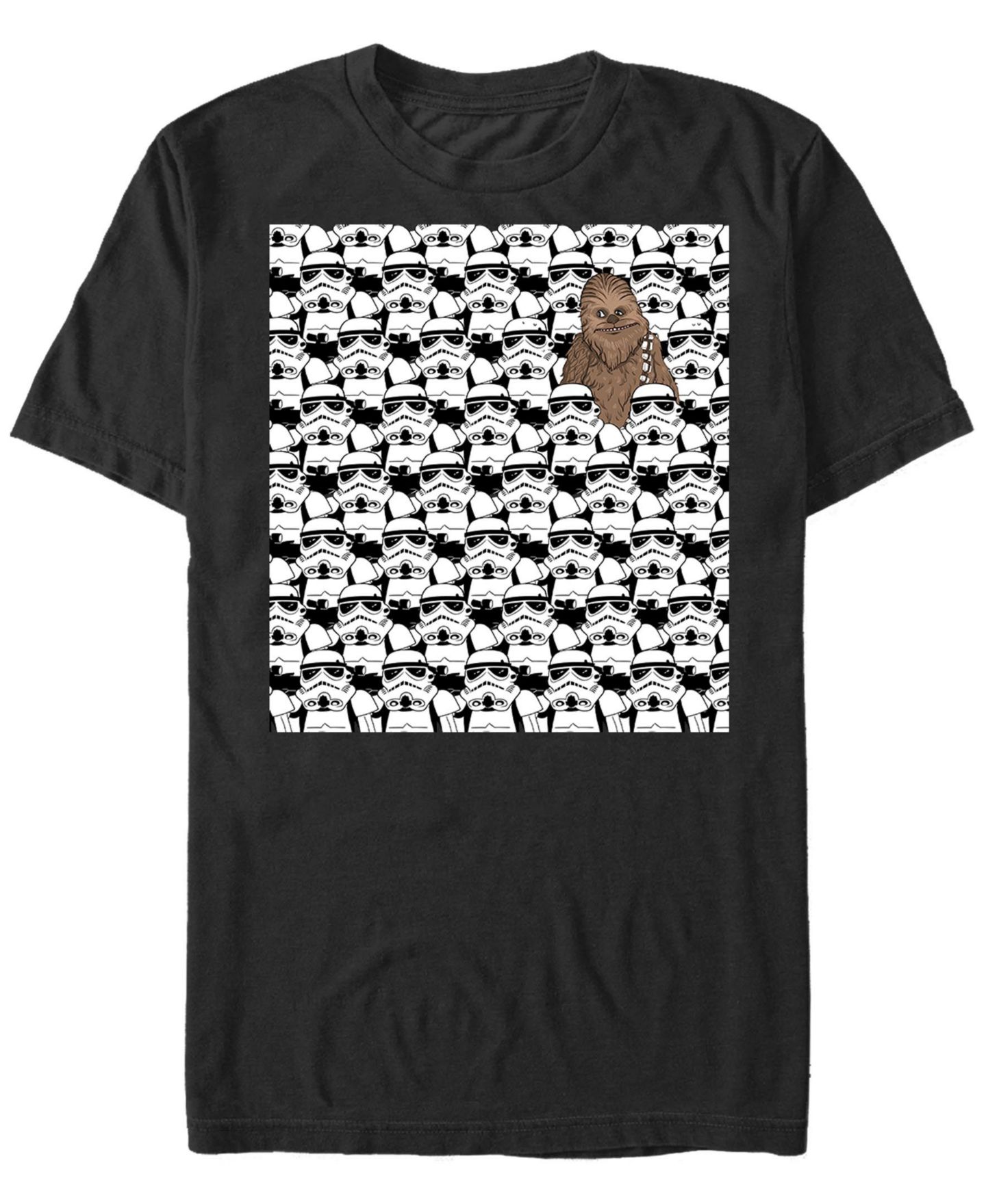 Мужская футболка Fifth Sun What is Chewie Doing Short Sleeve Crew, цвет: Чёрный — фото 1