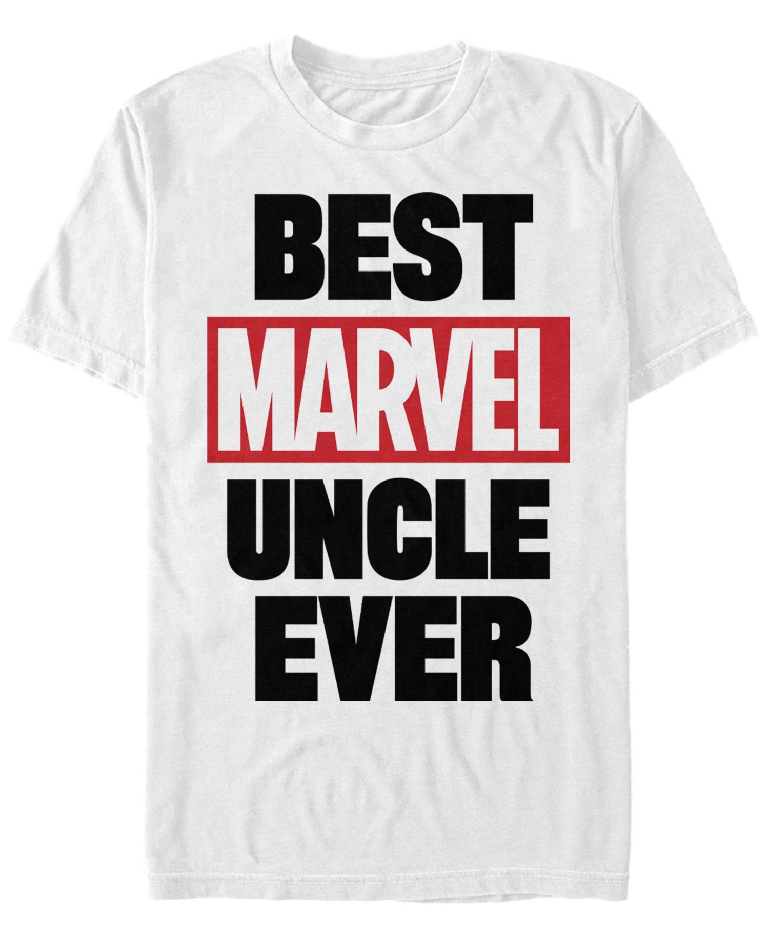 Men's Best Marvel Uncle Short Sleeve Crew T-shirt
