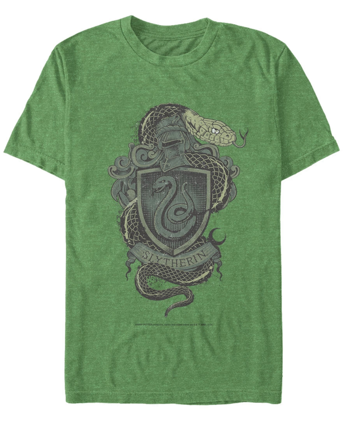 Fifth Sun Men's Slytherin Crest Short Sleeve Crew T-shirt