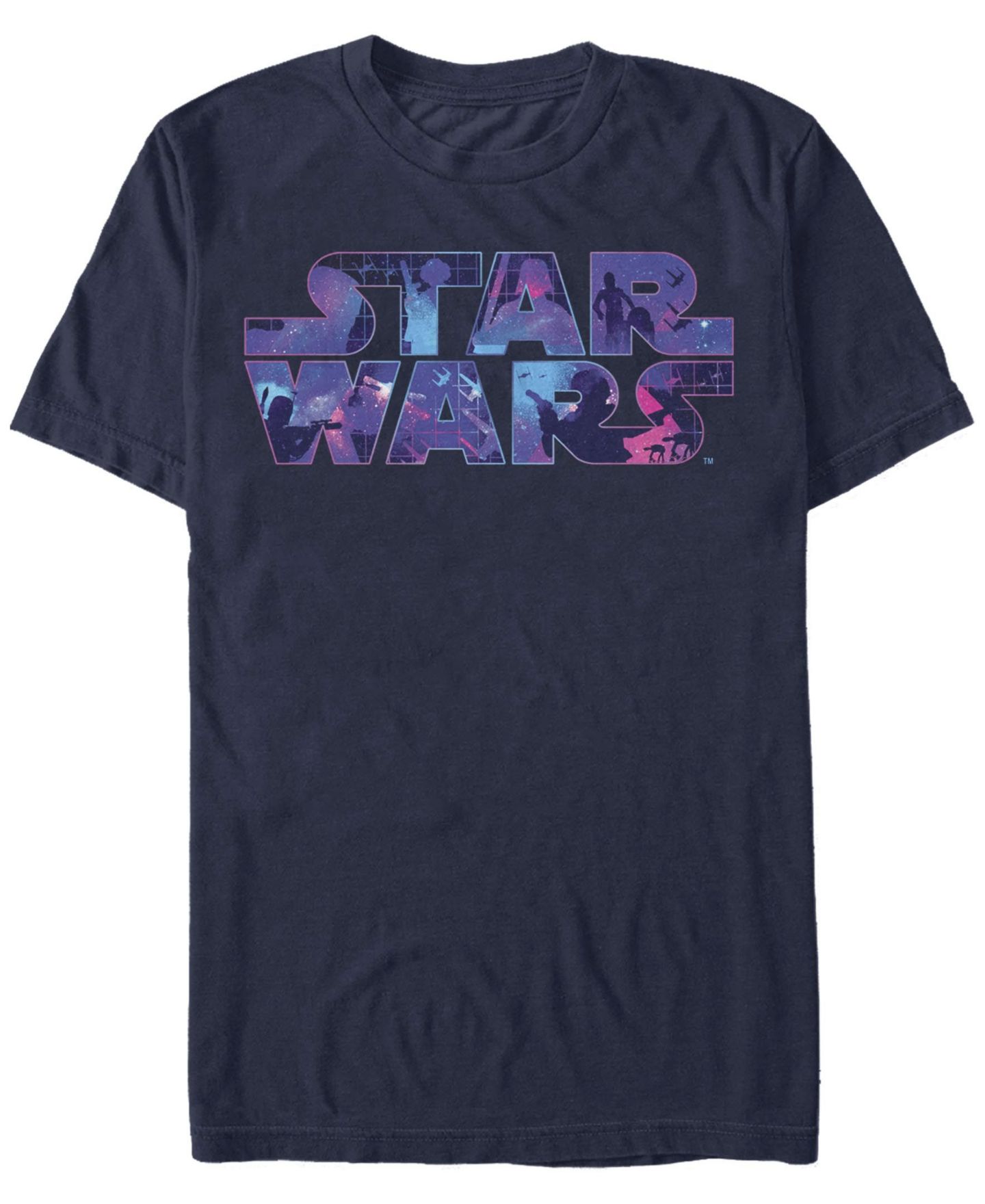 Мужская футболка Fifth Sun Neo Night Logo Short Sleeve Crew, цвет: Тёмно-синий — фото 1