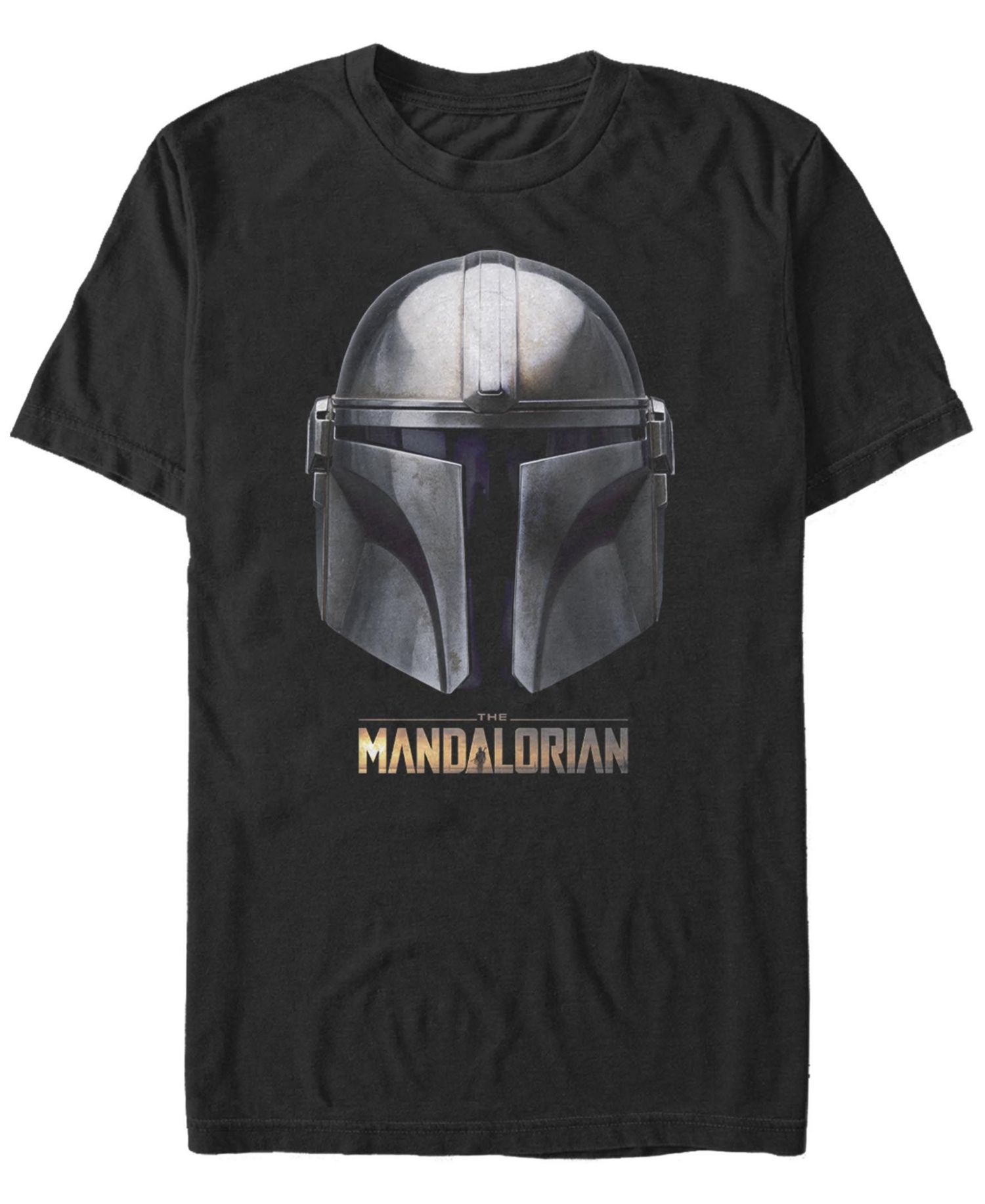 Men's Mandalorian Helmet Short Sleeve Crew T-shirt