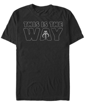 Fifth Sun Men's The Way Mando Short Sleeve Crew T-shirt In Black