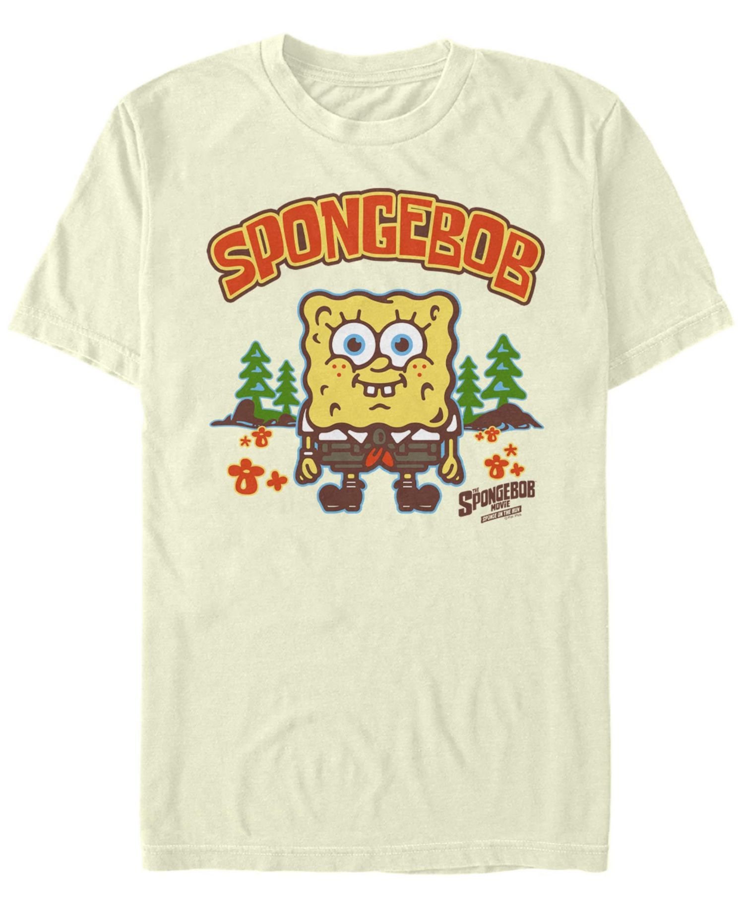 Men's Kid SpongeBob Short Sleeve Crew T-shirt