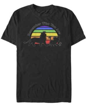 Fifth Sun Men's Remember Rainbow Short Sleeve Crew T-shirt In Black