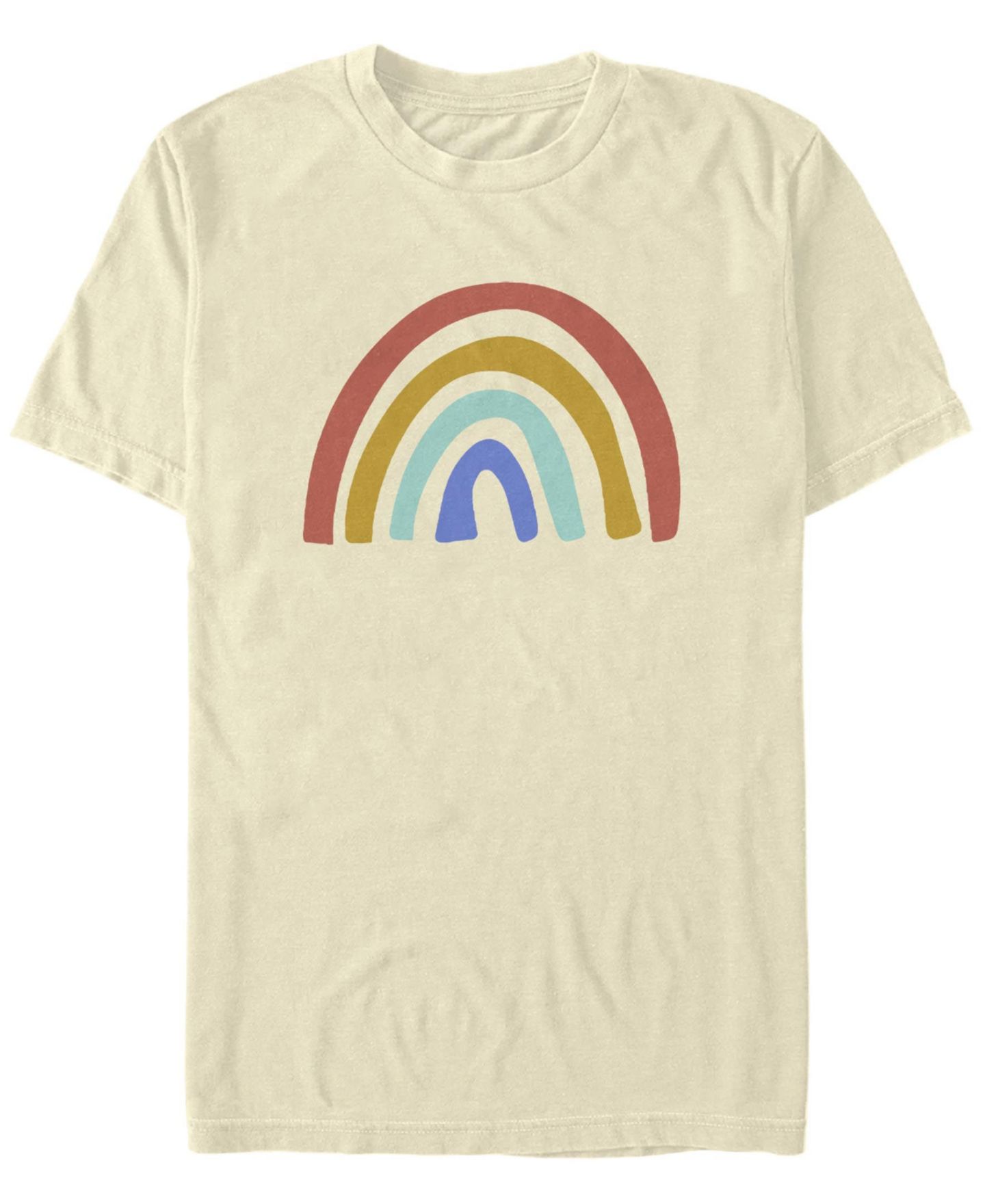 Мужская футболка Fifth Sun Rainbow Club Short Sleeve Crew, цвет: Натуральный — фото 1