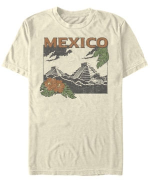 Fifth Sun Men's Mexico Touristy Short Sleeve Crew T-shirt In Natural