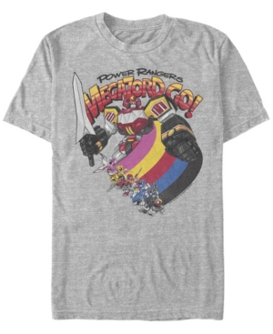 Fifth Sun Men's Megazord and Rangers Short Sleeve Crew T-shirt