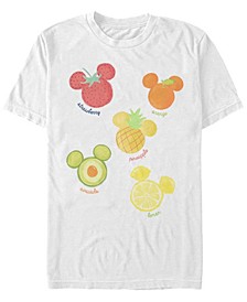 Men's Assorted Fruit Short Sleeve Crew T-shirt