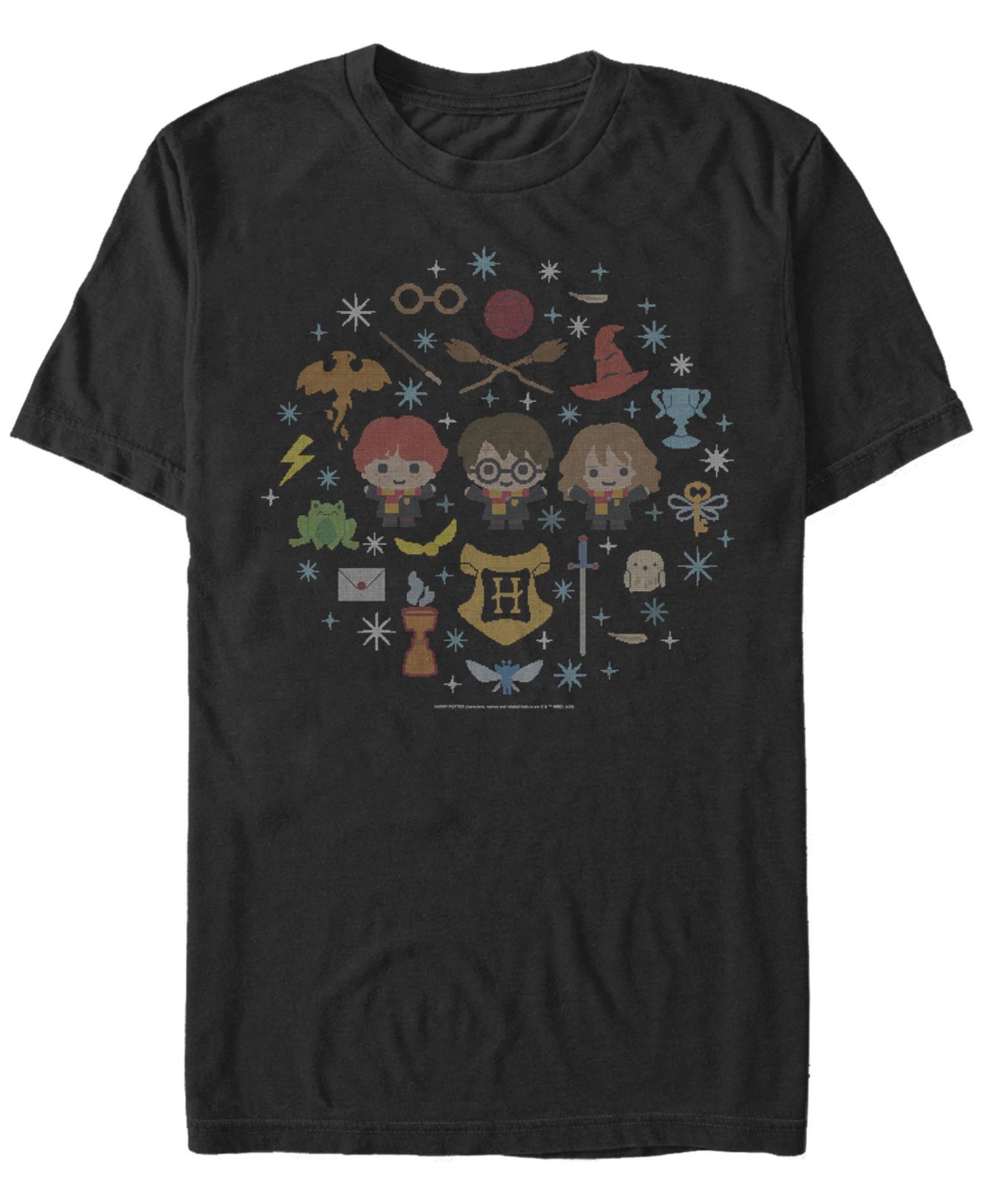 Men's Needlepoint Friends Short Sleeve Crew T-shirt