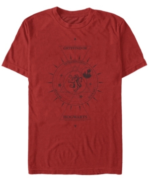 Fifth Sun Men's Celestial Gryffindor Short Sleeve Crew T-shirt In Red