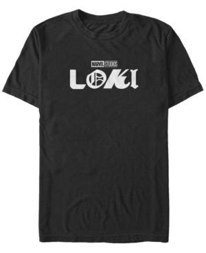 Fifth Sun Men's Loki Logo Short Sleeve Crew T-shirt In Black