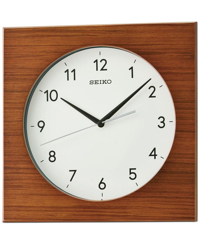 Seiko Rylie Square Wall Clock Macy's