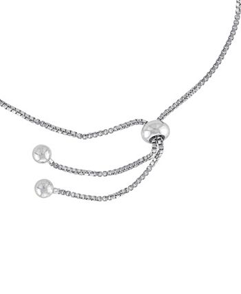 Macy's - Multi color Glass Guardian Eye Adjustable Bracelet in Gold or Fine Silver Plated