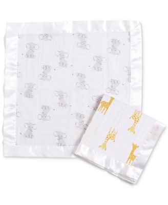 Baby Boys or Baby Girls Security Blankets, Pack of 2