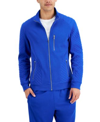 INC International Concepts - Men's Quilted Rib Knit Jacket