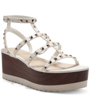 Vince Camuto Women's Pemolie Gladiator Lug Wedge Sandals Women's Shoes