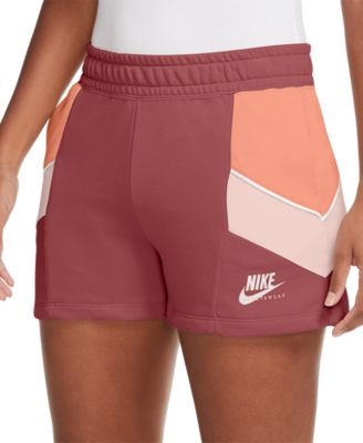 women's nike colorblock shorts