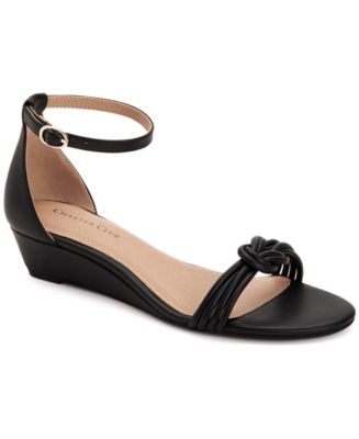Charter Club Ghinna Knotted Wedge Sandals, Created for Macy's & Reviews ...