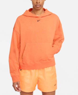 womens nike orange hoodie