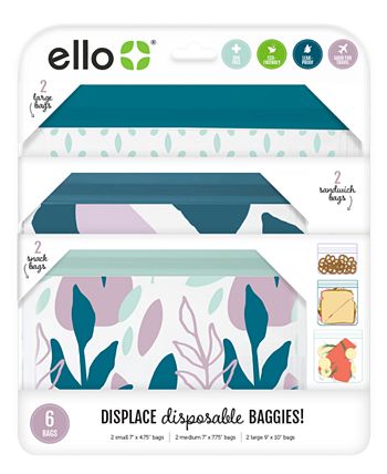 Ello Reusable Storage Bags (6 ct)