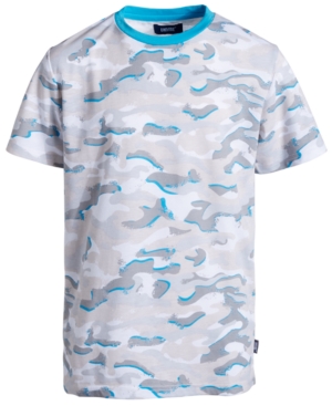 Univibe Big Boys Darwin Ringer Camo-Print T-Shirt