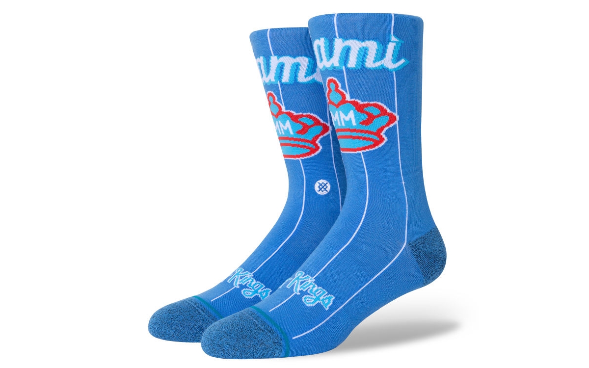 Miami Marlins City Connect Socks - Blue
