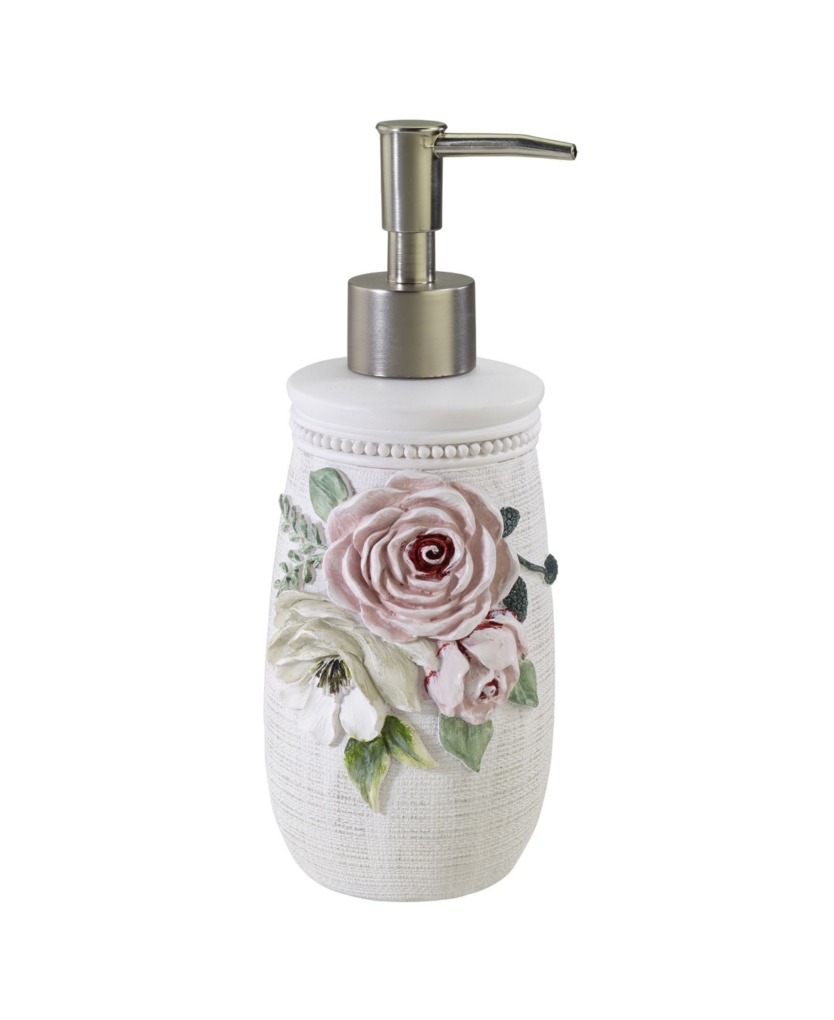Spring Garden Peony Resin Soap/Lotion Dispenser - Multi