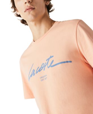 Lacoste - Men's Print Lettering Logo T-Shirt