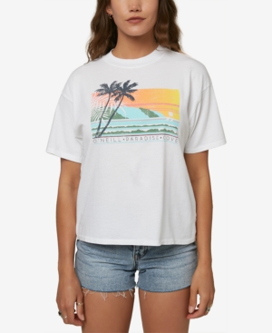 O'neill Juniors' Paradise Cove Cotton T-shirt In White