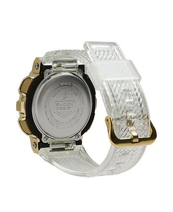 G-Shock - Men's Analog-Digital Clear Resin Strap Watch 49mm