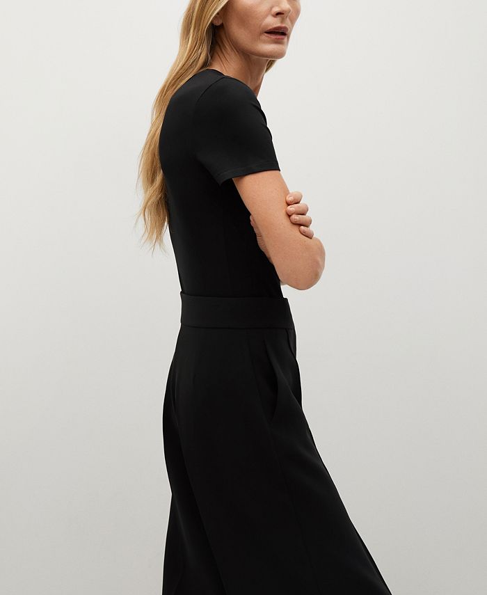 mango dart palazzo trousers