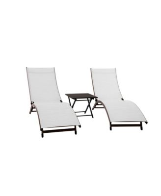 Coral Springs Lounger and Table Set