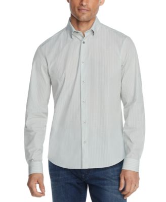 Calvin Klein - Men's Slim-Fit Basketweave Performance Dress Shirt