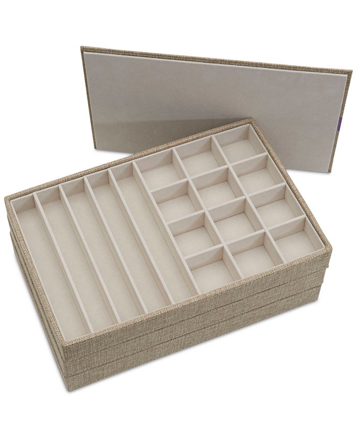 Household Essentials Stackable Jewelry Trays, Set of 3 Macy's