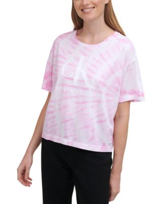 Calvin Klein Jeans Tie-Dyed Logo T-Shirt